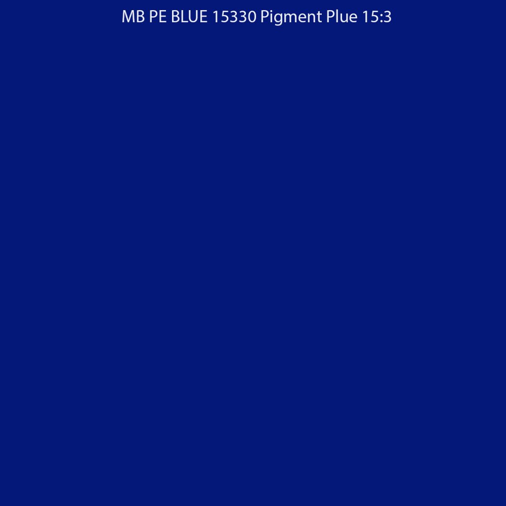 Монопигментный суперконцентрат MB PE BLUE 15330