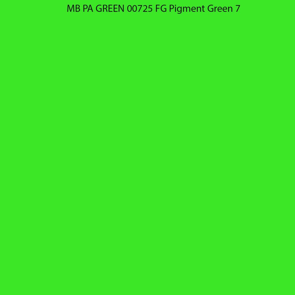 Монопигментный суперконцентрат MB PA GREEN 00725 FG